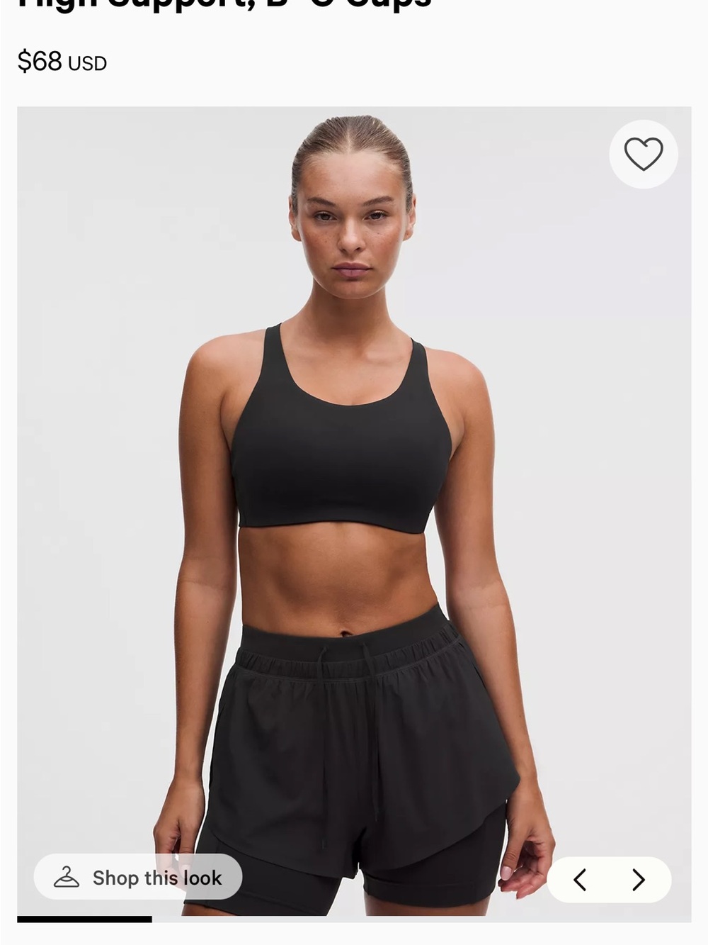 Lululemon energy bra high support